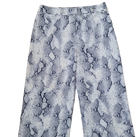 Tahari Snakeskin Print Wide-Leg Pants Women’s.  Size 8. Waist Waist 32" NWOT. - Picture 5 of 8